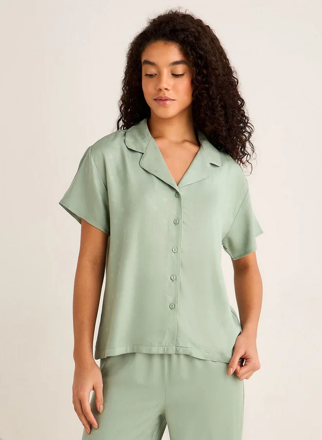 Splash FAV Pyjama Set Button-Down Shirt & Trousers